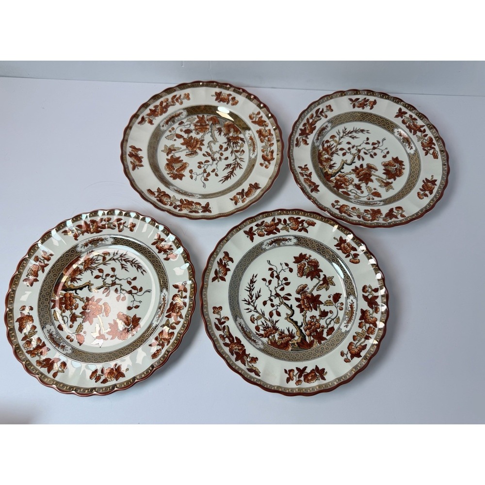 Copeland Spode India Tree Salad Plates 7 3/4" Set Of 4